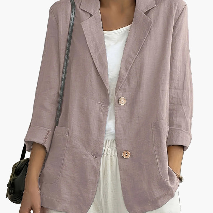 Eleganter Damen Blazer für Büro-Chic; lockere Passform und stilvolles Design für den Alltag.