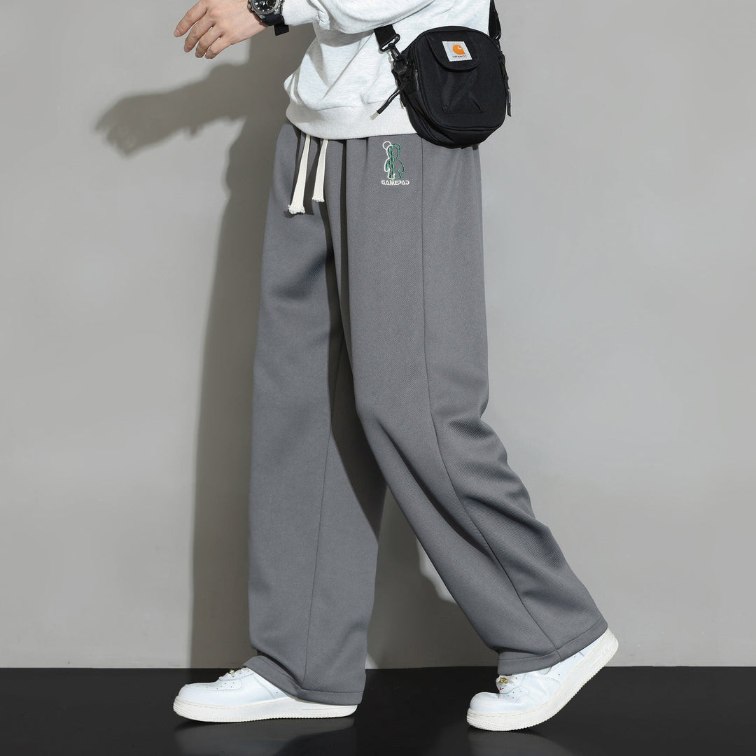 Bequeme Herren-Hose mit geradem Bein für lässige Alltags-Looks und Komfort.