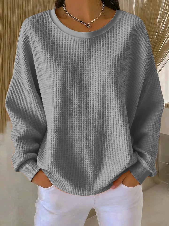 Vielseitiger Damenpullover für Herbst und Winter. Komfortables & elegantes Langarm-Oberteil für Damen.