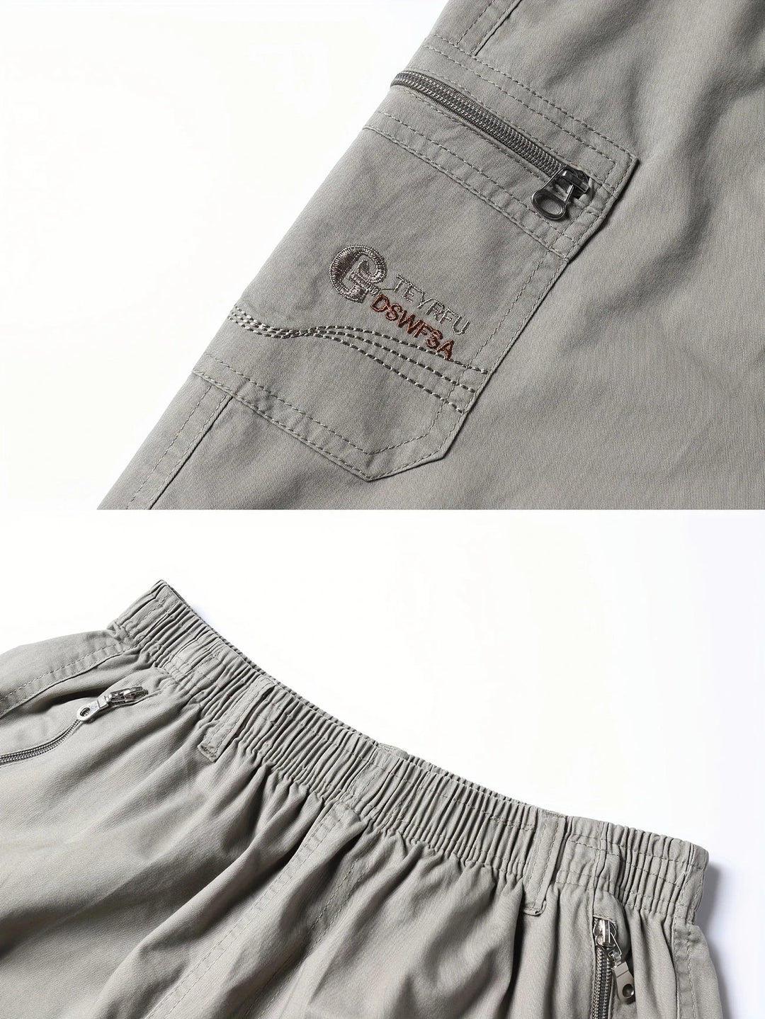 Sommerliche Männer Shorts, atmungsaktive kurze Hosen mit modernem Design.