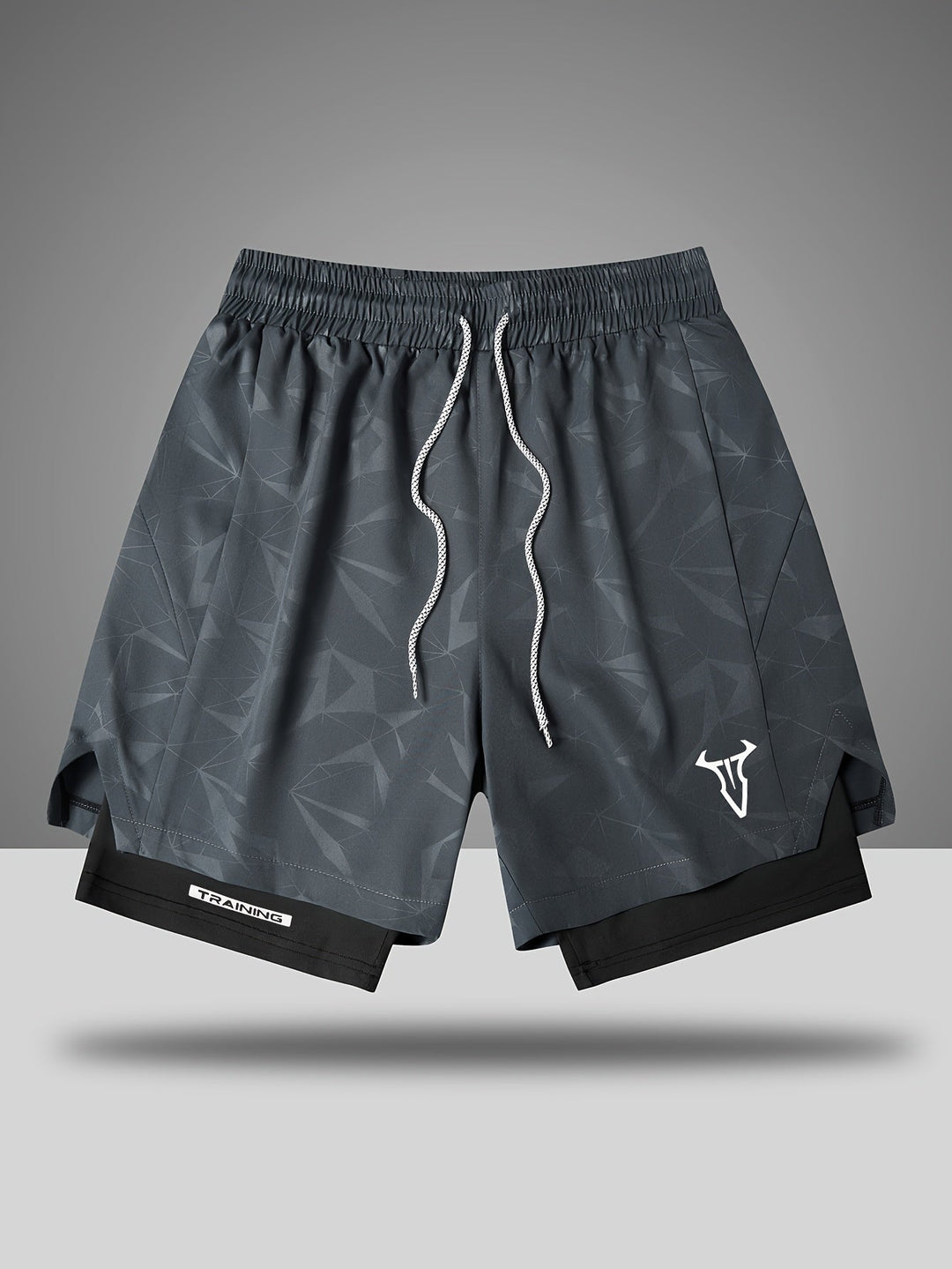 Lockere Herren Fitnessshorts für uneingeschränkte Bewegungsfreiheit beim Workout.