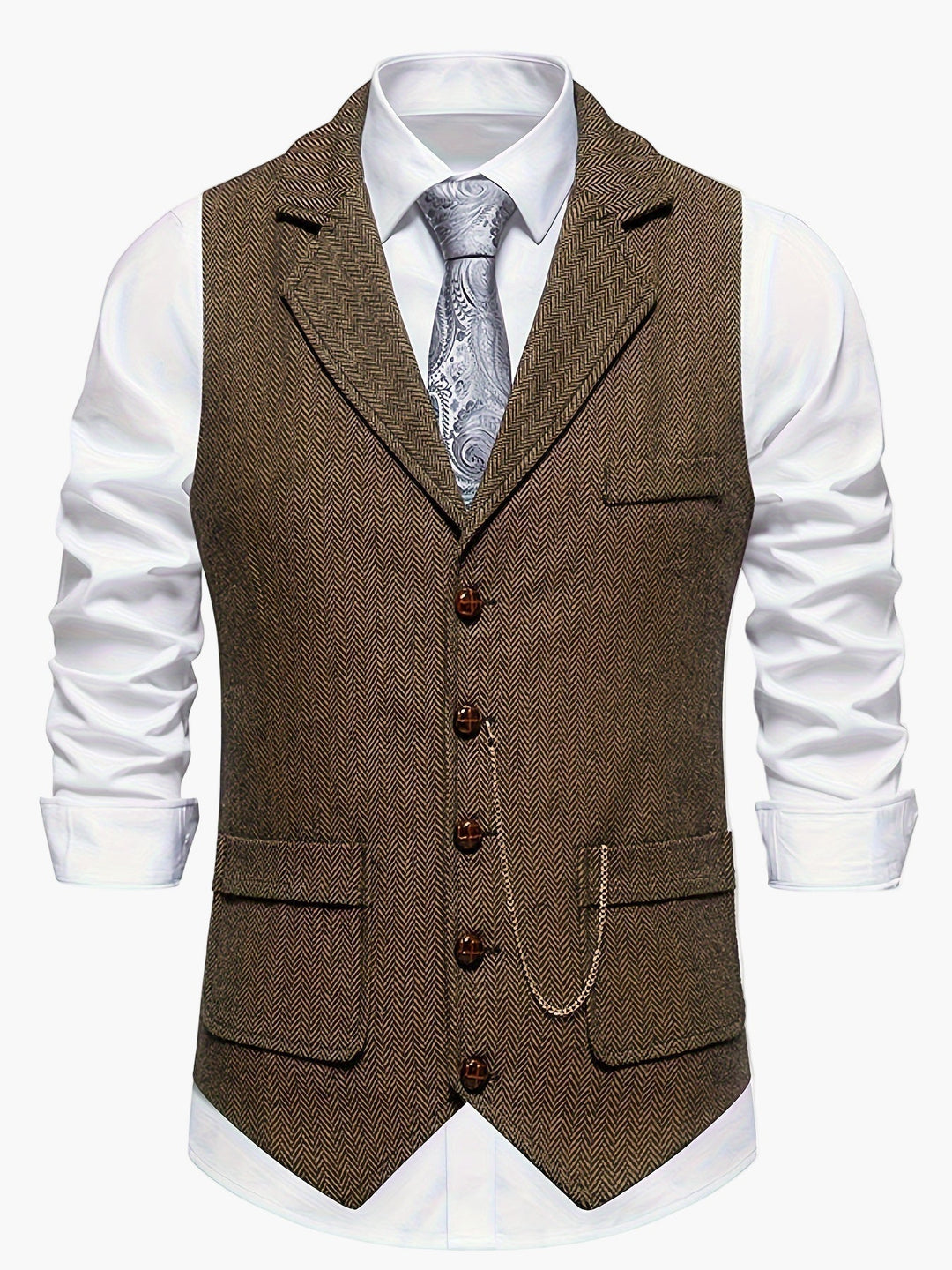 Elegante Weste für den Herrn, vielseitig für Business und festliche Garderobe.