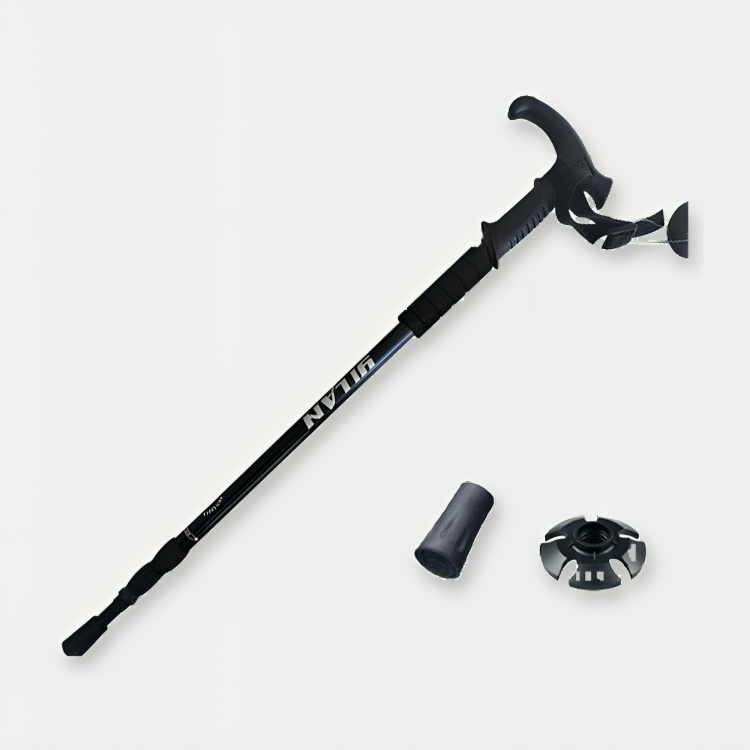 Aluminium Falt-Wanderstöcke für Trekking & Outdoor, bieten Stabilität und Komfort auf jedem Gelände.