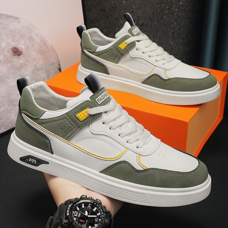 Stylische Herren Low-Top Freizeitschuhe, Casual Sneaker mit Schnürung für vielseitigen Alltags-Look und Komfort.