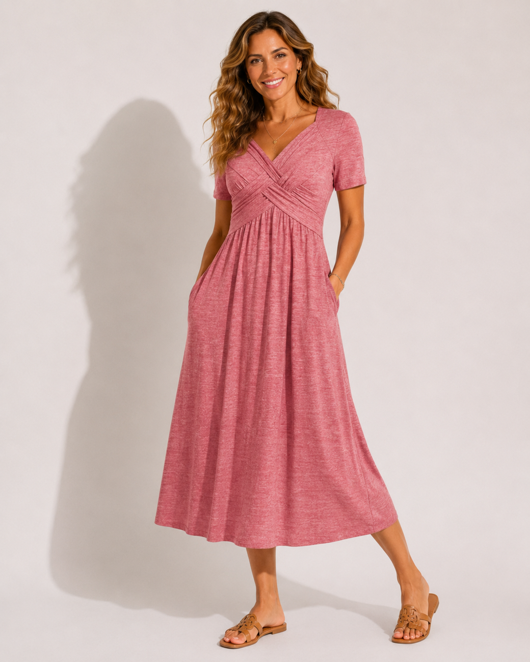 Damenkleid Adrianna, schmeichelhafter Schnitt für jede Figur, vielseitig kombinierbar, moderne Damenmode.