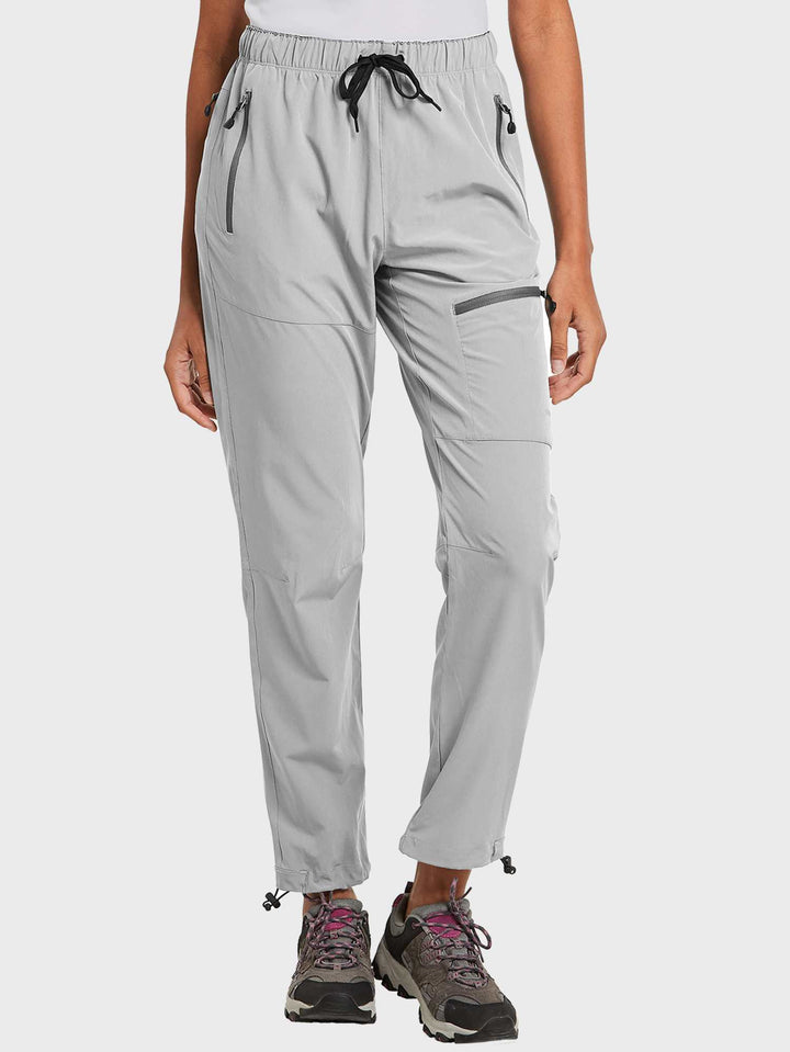 Damen Wanderhose, Nahaufnahme des atmungsaktiven & robusten Materials. Langlebig.