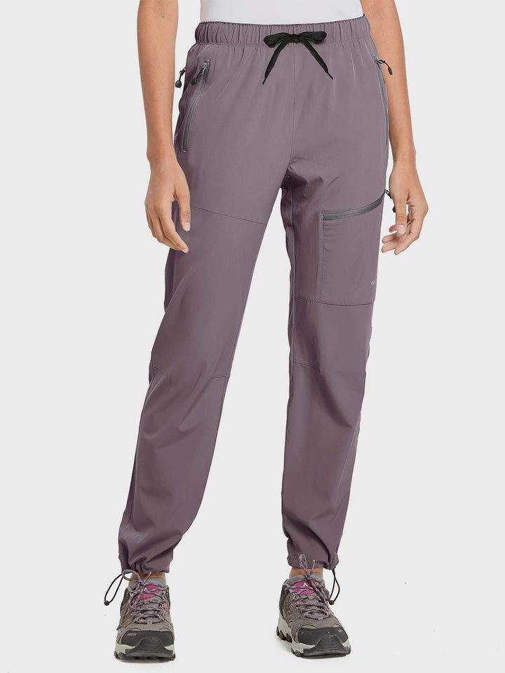 Trekkinghose für Frauen, elastischer Bund mit Kordelzug, für perfekten Halt.