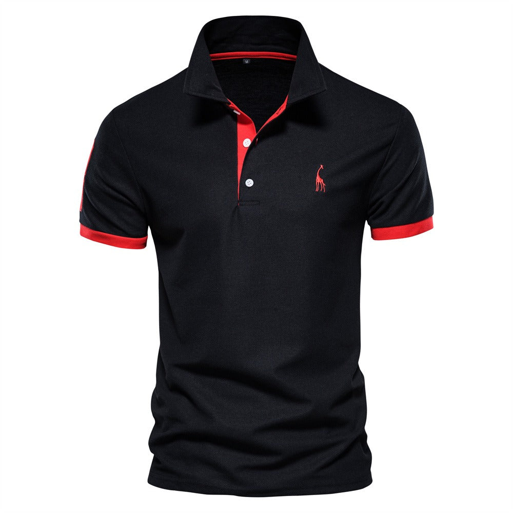 Stylisches Herren Kurzarm Poloshirt für Freizeit & Business. Bequemes Slim Fit Oberteil für jeden Tag.