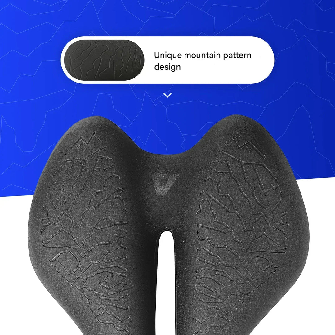 SaddlePeak AirRide ergonomischer Fahrradsattel. Memory Foam Polsterung sorgt für schmerzfreies Radfahren.