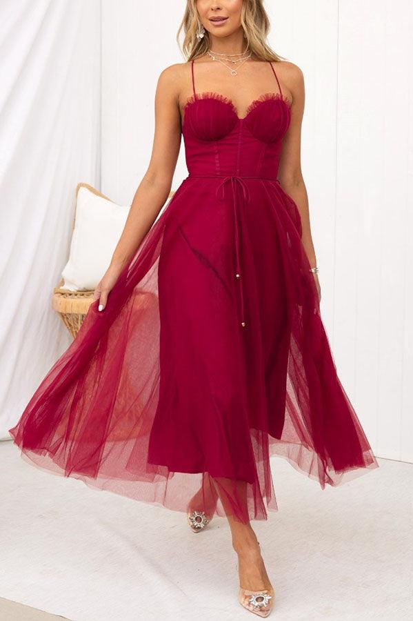 Trendiges Damen Maxikleid, ärmelloses Trägerkleid, vielseitig für Freizeit & Abend.