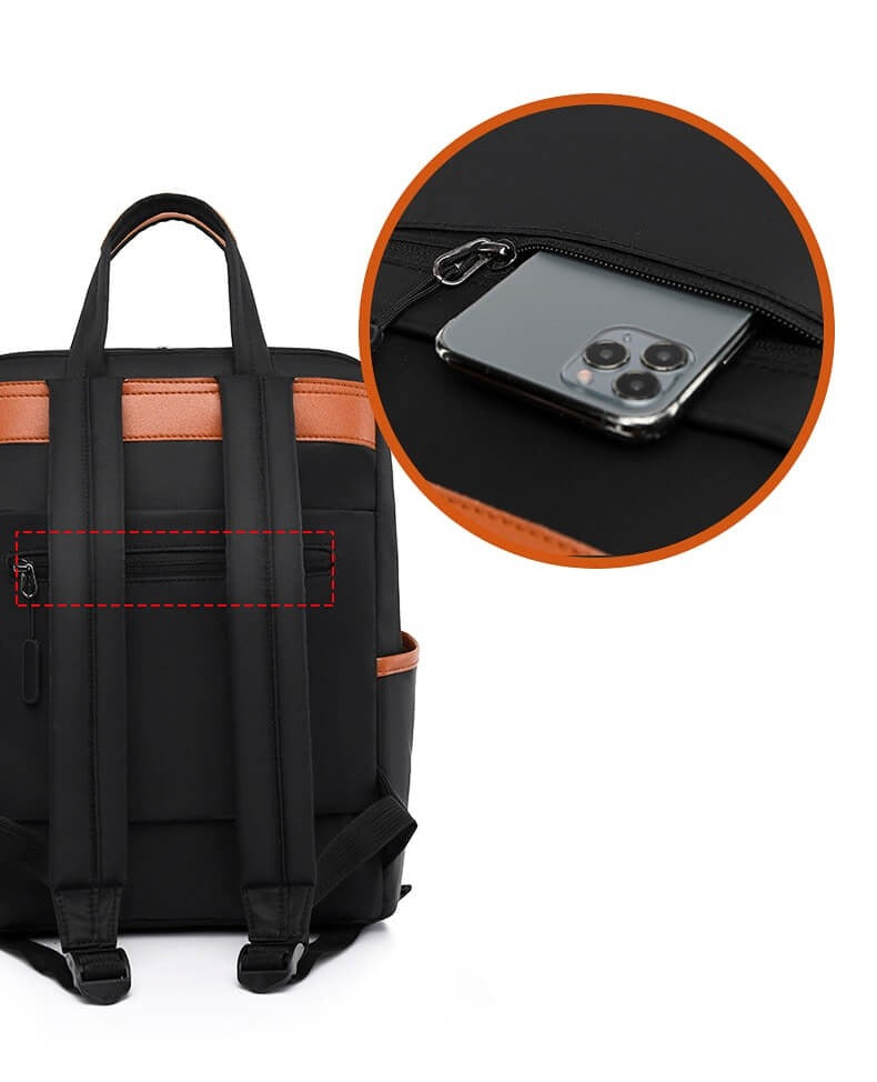 Leichtgewichtiger Anti-Diebstahl-Rucksack, wasserdicht, mit cleverer Organisation für Pendeln.