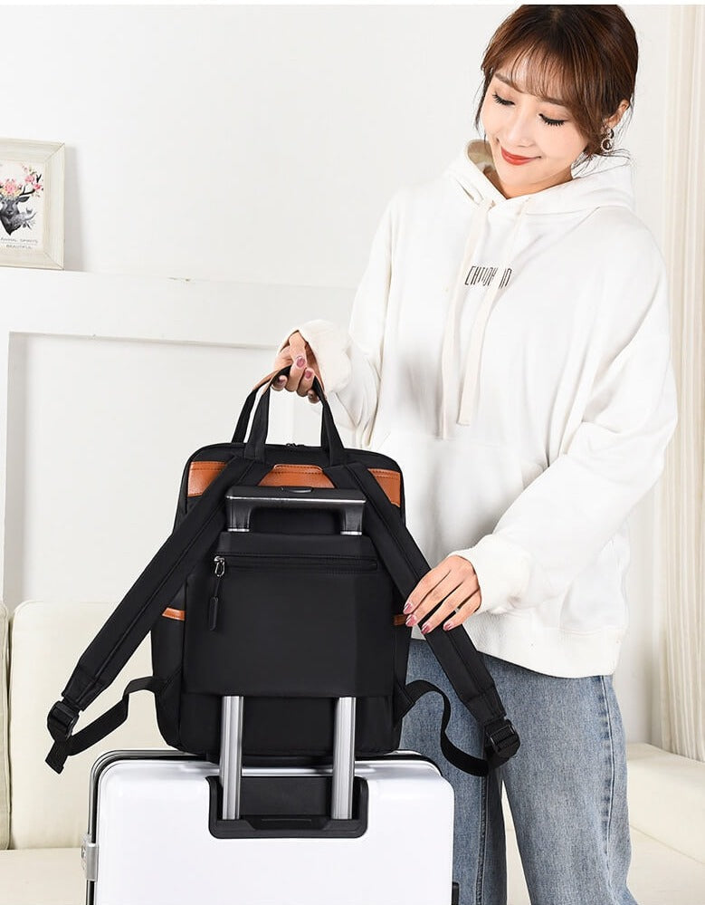 Diebstahlsicherer Reiserucksack, leichtgewichtig, wasserabweisend, perfekt für tägliche Nutzung.