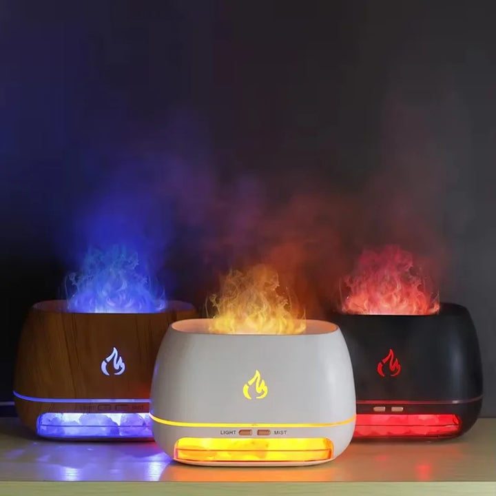 Vielseitiger Aroma-Diffuser mit Himalaya-Salz & LED Stimmungslicht. Perfekt für Raumduft, Entspannung & Wohlbefinden.