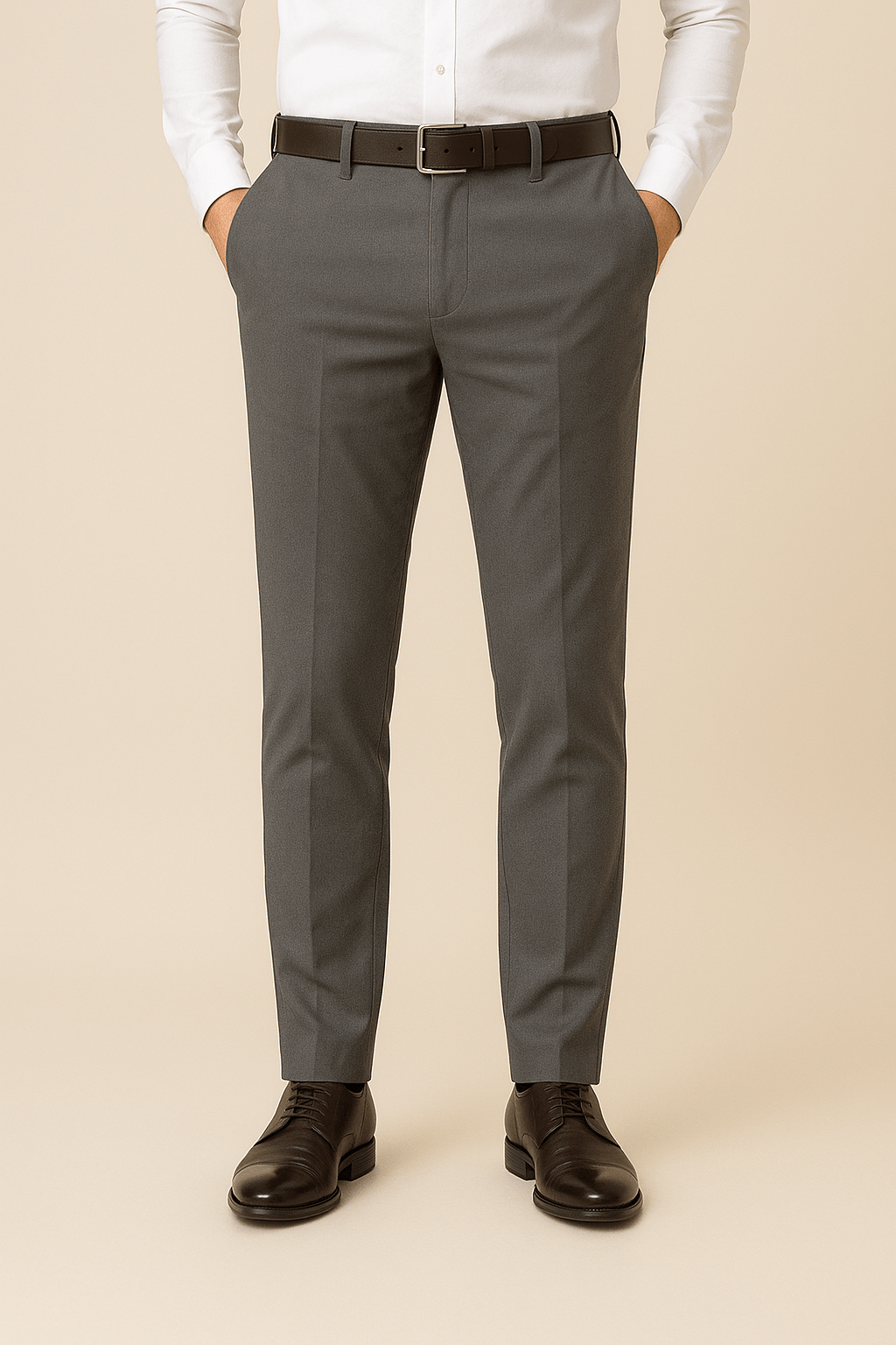 Elegante Business Herren Slim Fit Hose für einen professionellen & modernen Smart Casual Look.