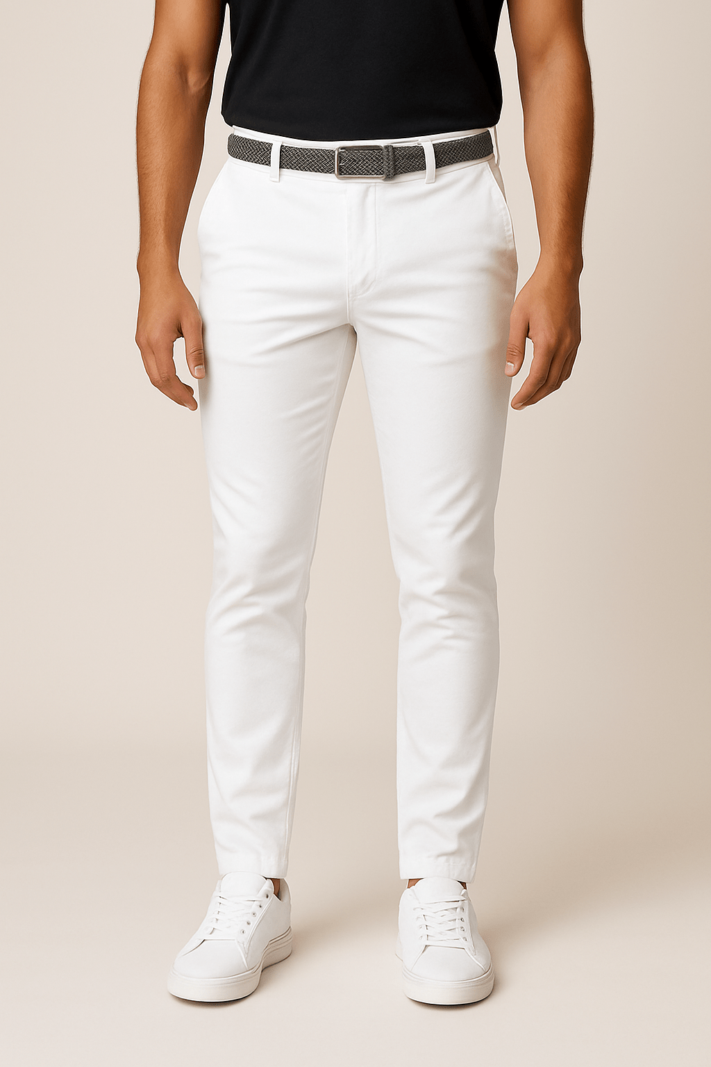 Stylische Herren Freizeithose Willie in Grau, super bequem dank Stretch, perfekt für entspannte Tage.