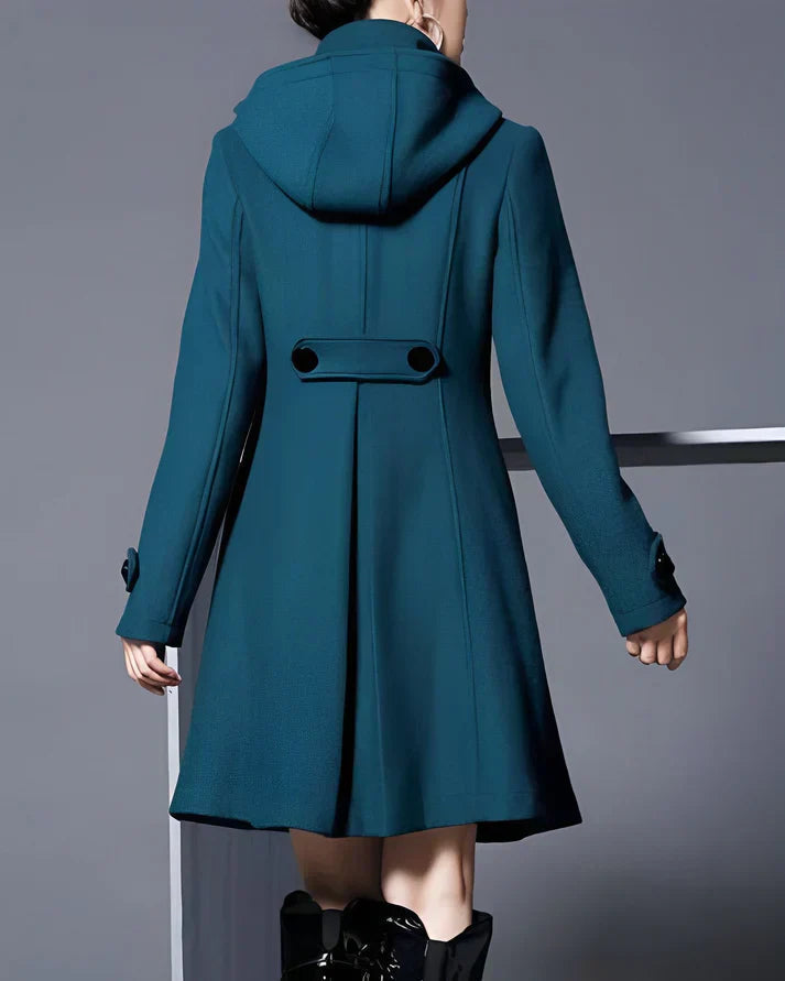 Warmer & eleganter Damen Kapuzenmantel mit Taschen, modische Winter-Oberbekleidung für jeden Anlass.