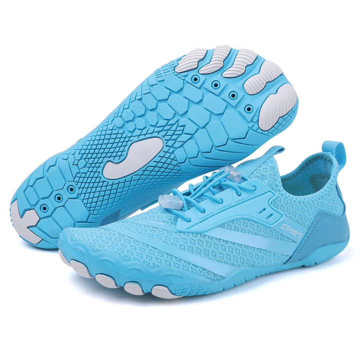 FlexStep Barfußschuh: Sportlicher Alltagsschuh für Damen, atmungsaktiv & federleicht, für aktiven Lifestyle.