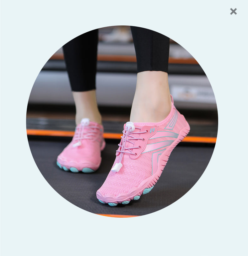 FlexStep Barfußschuh: Vielseitiger Herren-Freizeitschuh, mit rutschfester Sohle und atmungsaktivem Obermaterial.