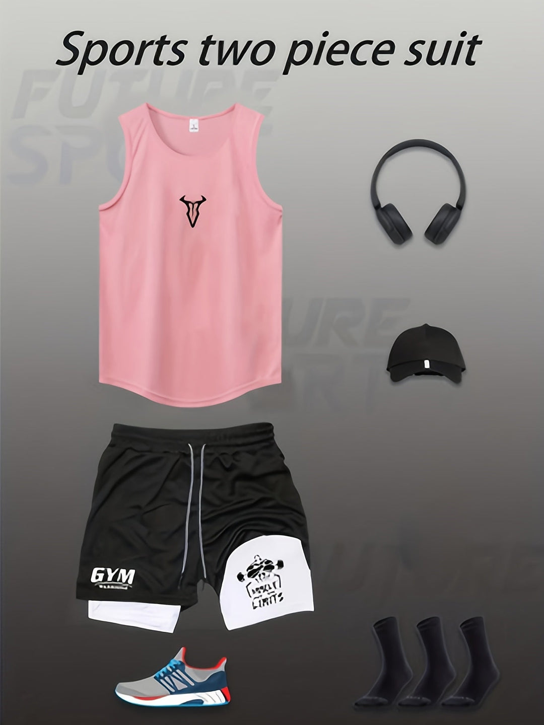 Komfortables Herren Fitness Tanktop für intensive Trainingseinheiten, sportliches Design.