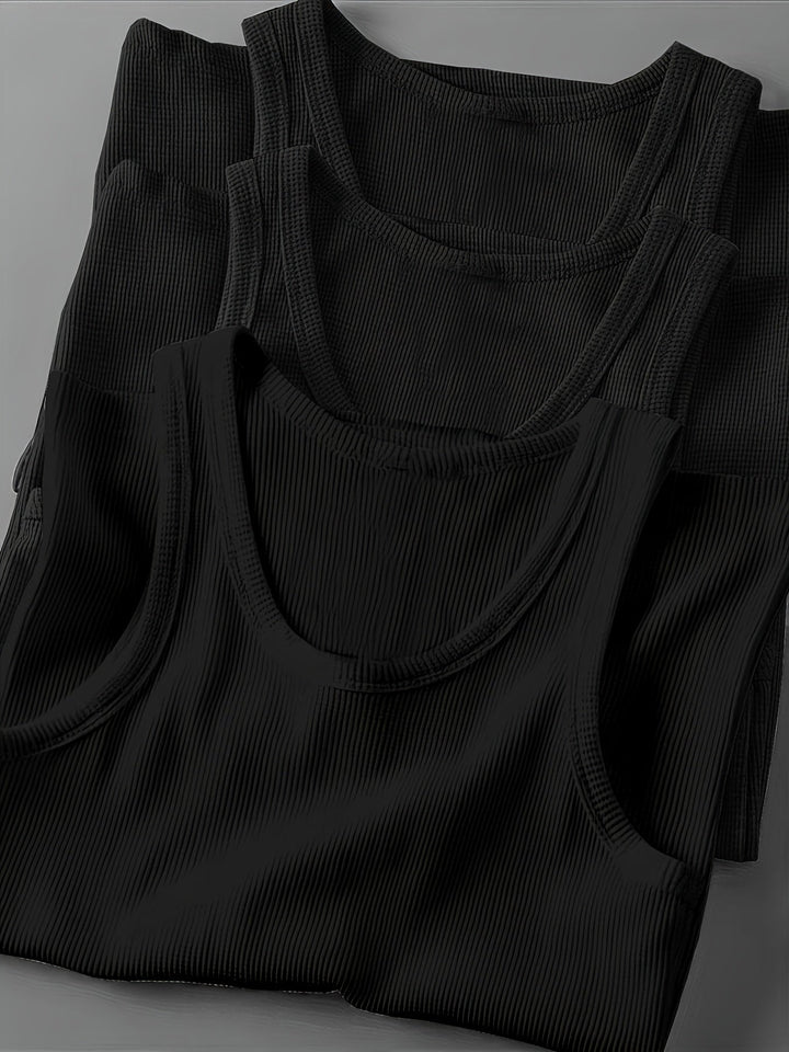 Klassisch-modernes Herren Muskelshirt Set, vielseitig für Training & Freizeit. Komfortable Sport-Bekleidung.