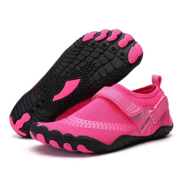 Schnelltrocknende Unisex Strandschuhe & Outdoorschuhe mit rutschfester Sohle für Strandurlaub & Wassersport.