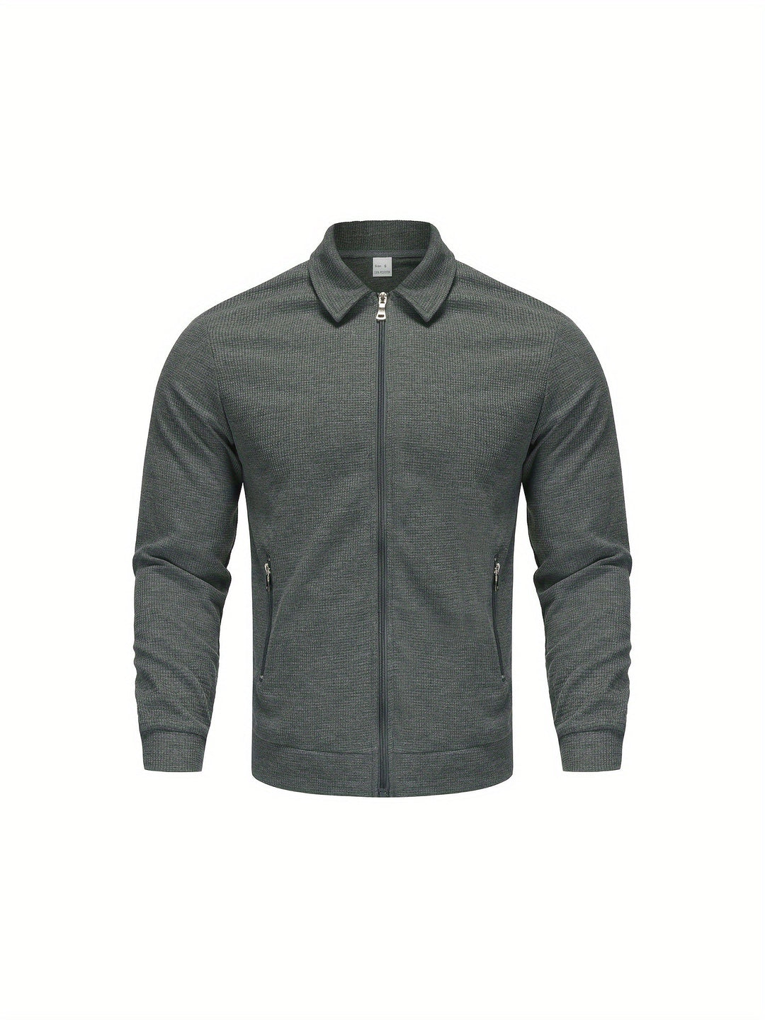 Moderne dunkelblaue Herren Freizeitjacke mit Reißverschluss, leicht und komfortabel für Outdoor.