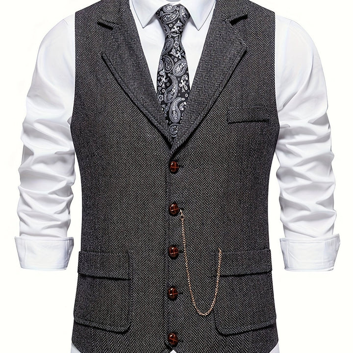 Moderne Business Weste für Herren, klassischer Stil, vielseitig kombinierbar.
