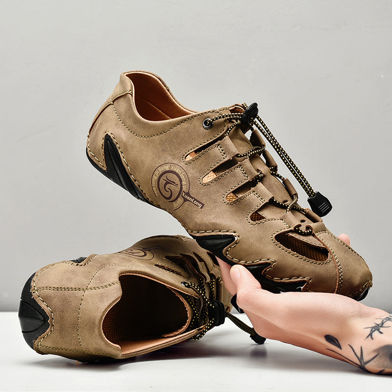 Bequeme Herren Sandalen, ideal für Spaziergänge und Outdoor-Aktivitäten. Robuste Herrenschuhe für den Sommer.