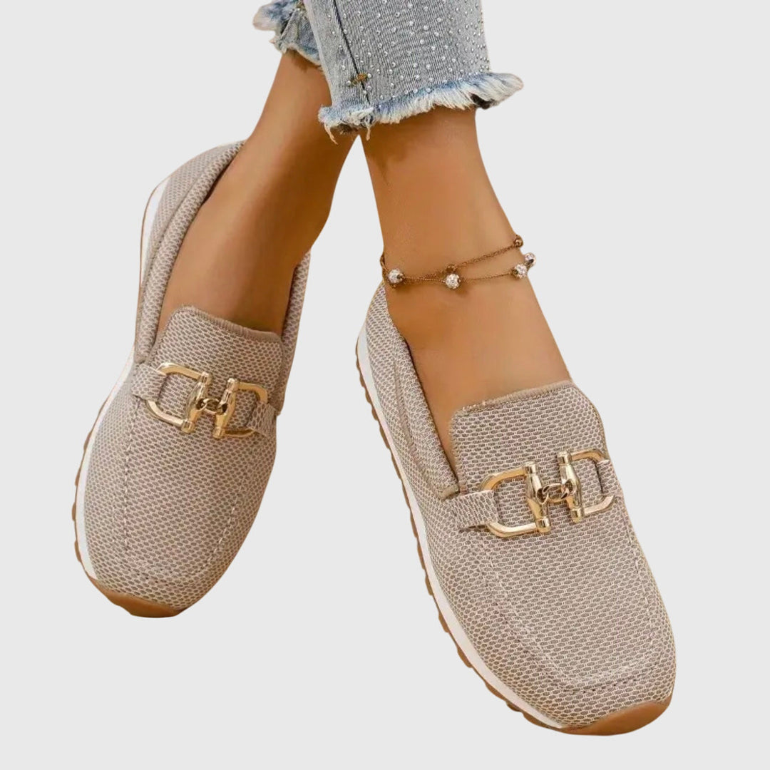 Stilvolle Damen Loafer Sneakers mit orthopädischem Komfort. Elegante Freizeitschuhe für Frühling.