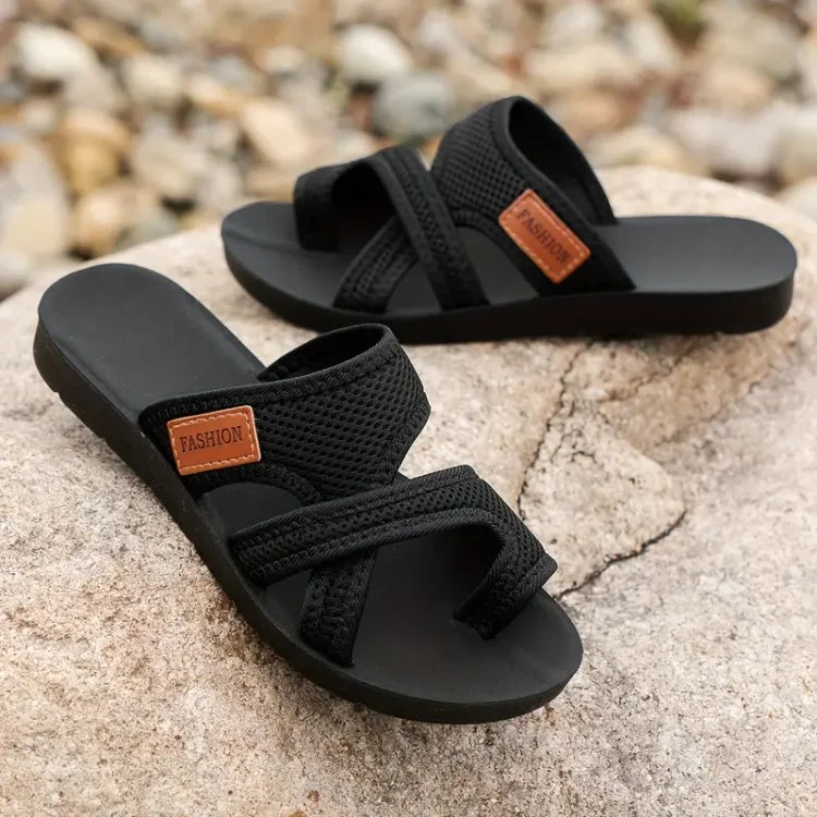 Stützende und bequeme Sandalen für Damen. Diese Bohemian Mesh Sandalen sind ideale, komfortable Urlaubsschuhe.
