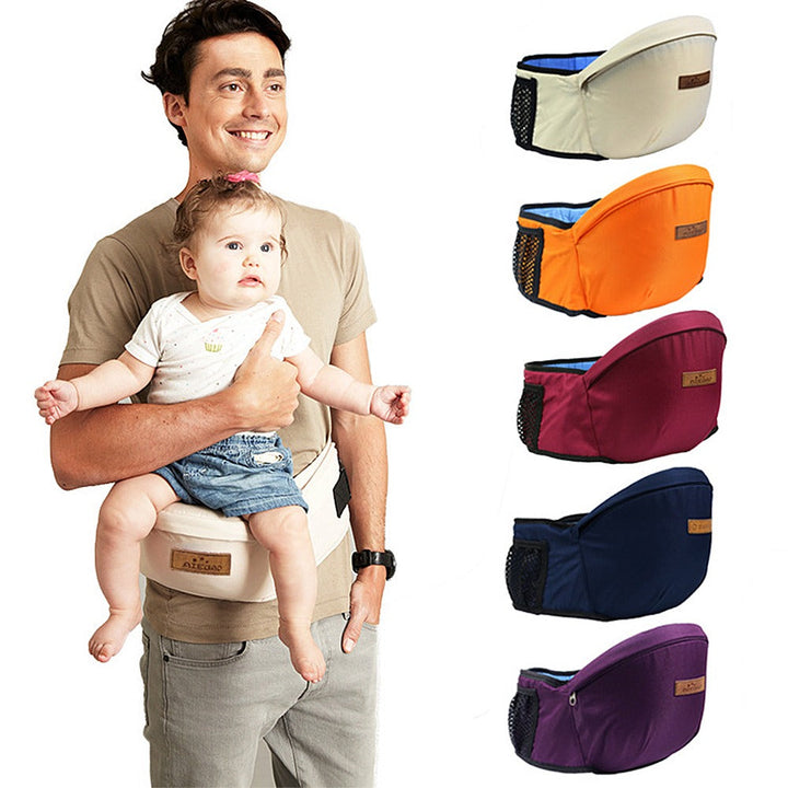 Gesunde ergonomische Hüfttrage für Babys & Eltern, fördert korrekte Haltung; sichere Tragehilfe.