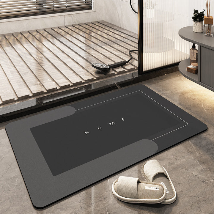 Komfortable Badezimmer-Bodenmatte, schnelltrocknend, super saugfähig und rutschfest.