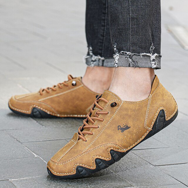Unisex Lederschuhe Barefoot für Abenteuer & Alltag, unterstützen eine natürliche Fußbewegung.
