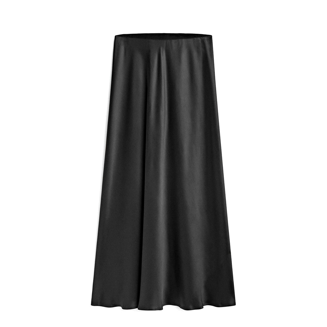 Eleganter Damen Midirock mit hohem Bund & Schlitz. Vielseitiger Businessrock für stilvolle Outfits und modische Looks.