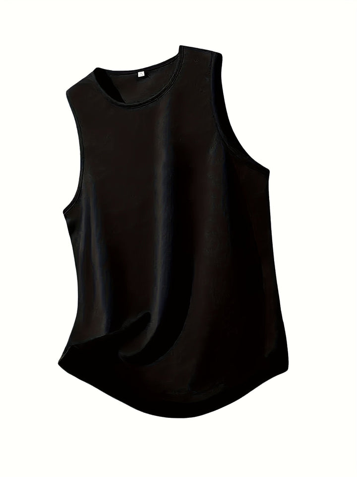 Komfortables Herren Sport Tanktop, weiches Material für Gym & Freizeit, atmungsaktiv, im 5er-Pack.