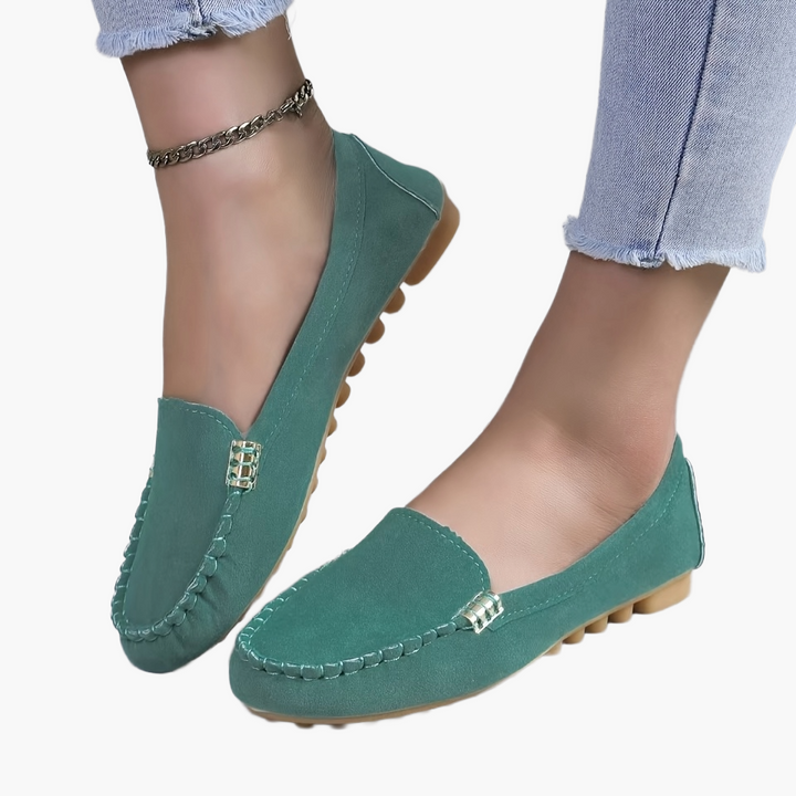 Gepolsterte Damen Mokassins: Ultimativer Komfort als Bequemschuhe für lange Spaziergänge und Alltag.