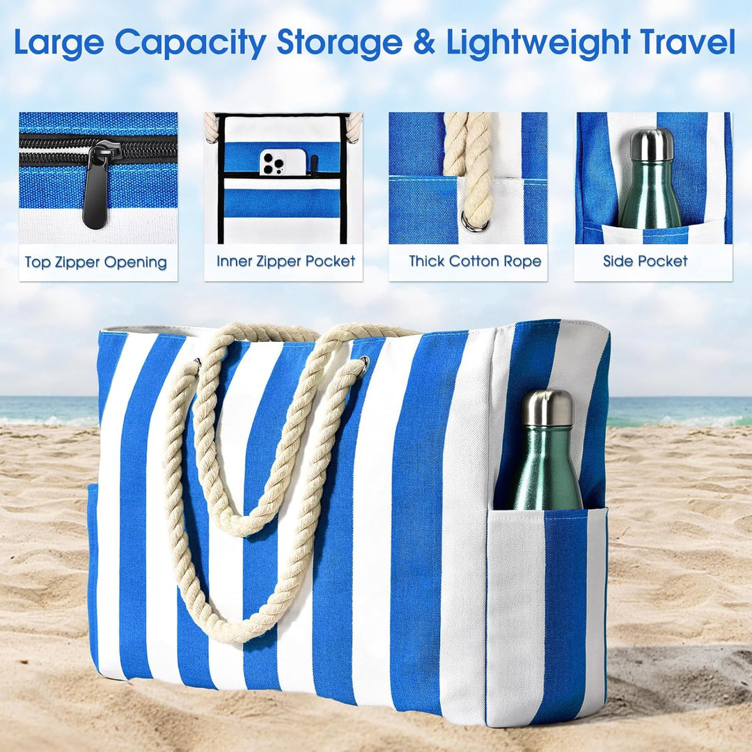 Übergroße Damen Strandtasche, wasserdicht & sanddicht. Für Badespaß und Sonnenbad.