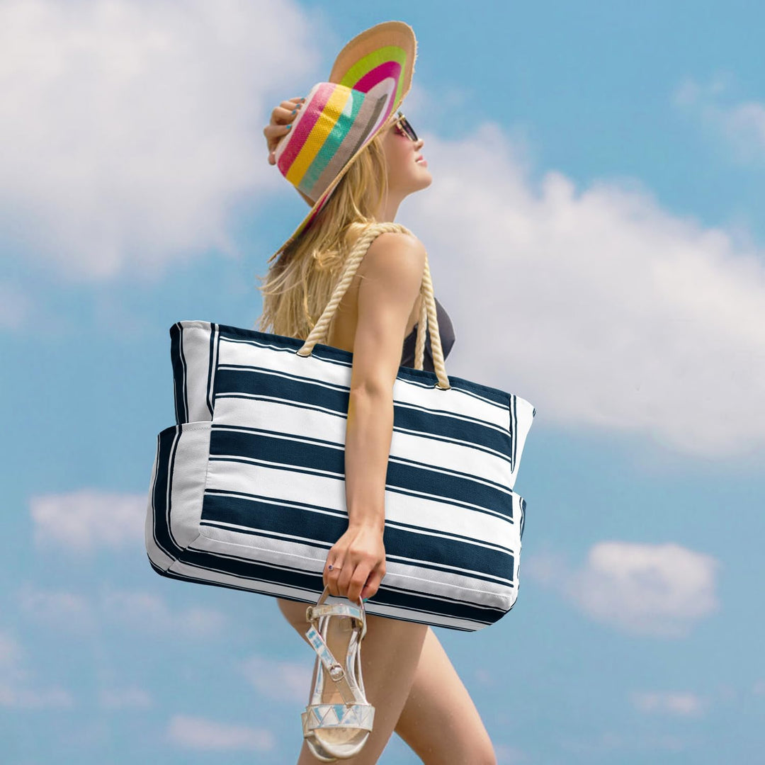 Damen Strandtasche, übergroß, wasserdicht & sanddicht. Für unbeschwerten Strandgenuss.