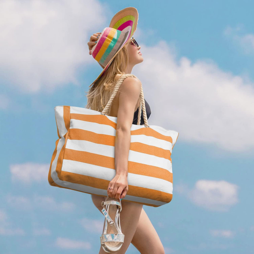 Damen Strandtasche, übergroß, wasserdicht & sanddicht. Für alle deine Strandbedürfnisse.