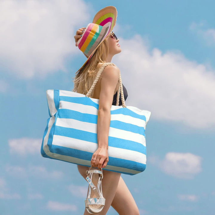 Große Damen Tote Bag, wasser- und sanddicht. Dein trendiges Accessoire für den Sommer.