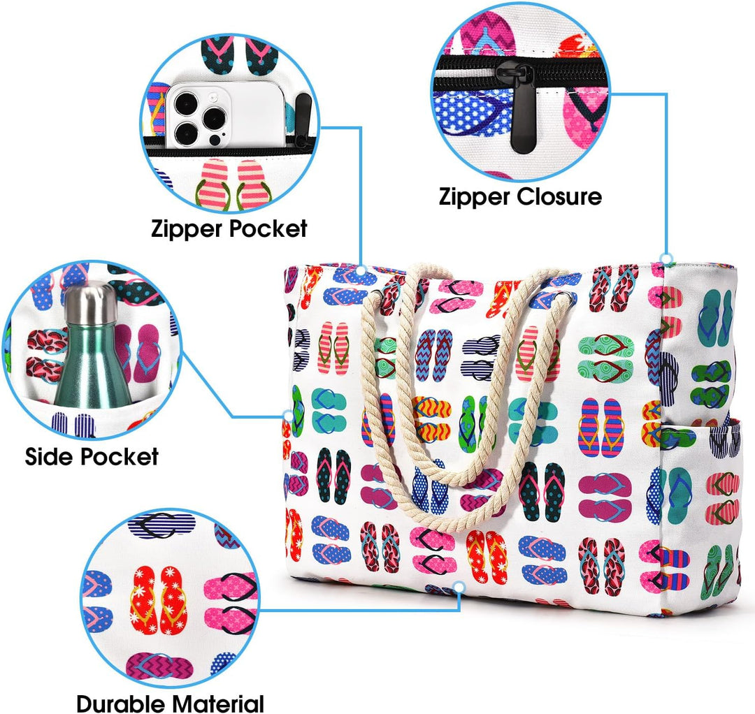 Robuste Badetasche für Damen, geräumig, wasserdicht. Für Camping und Naturerlebnisse.