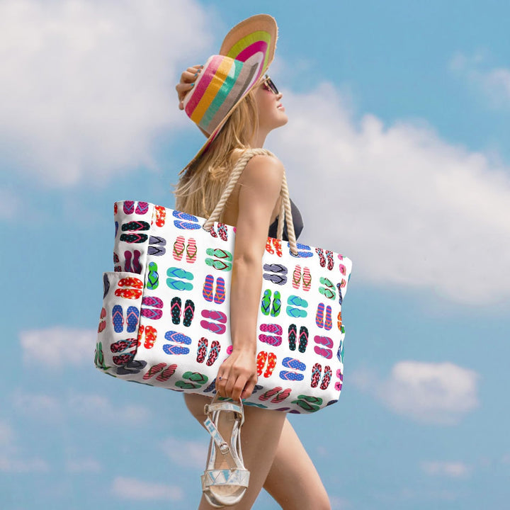 Stylische Strandtasche für Damen, sanddicht, wasserdicht. Dein treuer Begleiter im Urlaub.