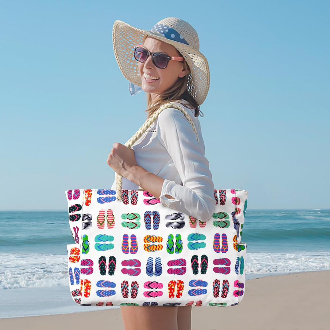 Übergroße Damen Strandtasche, wasserdicht & sanddicht. Dein Platzwunder für den Sommer.