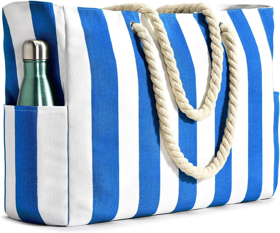 Große Damen Tote Bag, wasserdicht und sanddicht. Für unbeschwertes Strandvergnügen.