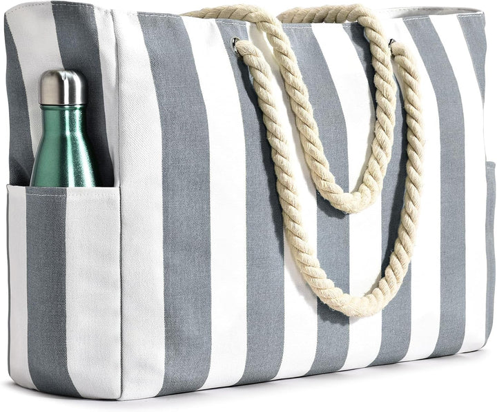Geräumige Badetasche für Damen, robust, sanddicht, wasserdicht. Ideal für Strand & Schwimmbad.