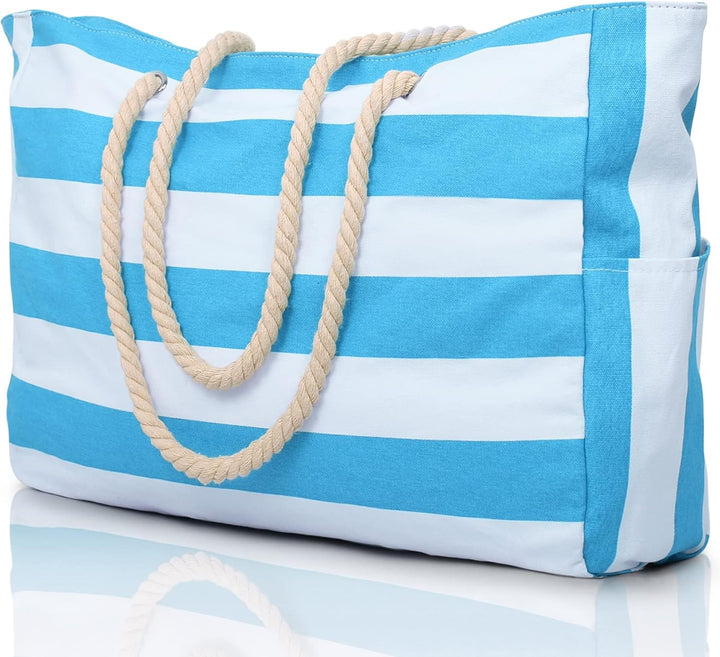Damen Strandtasche, übergroß, wasserdicht, sanddicht. Ideal für alle Strandutensilien.
