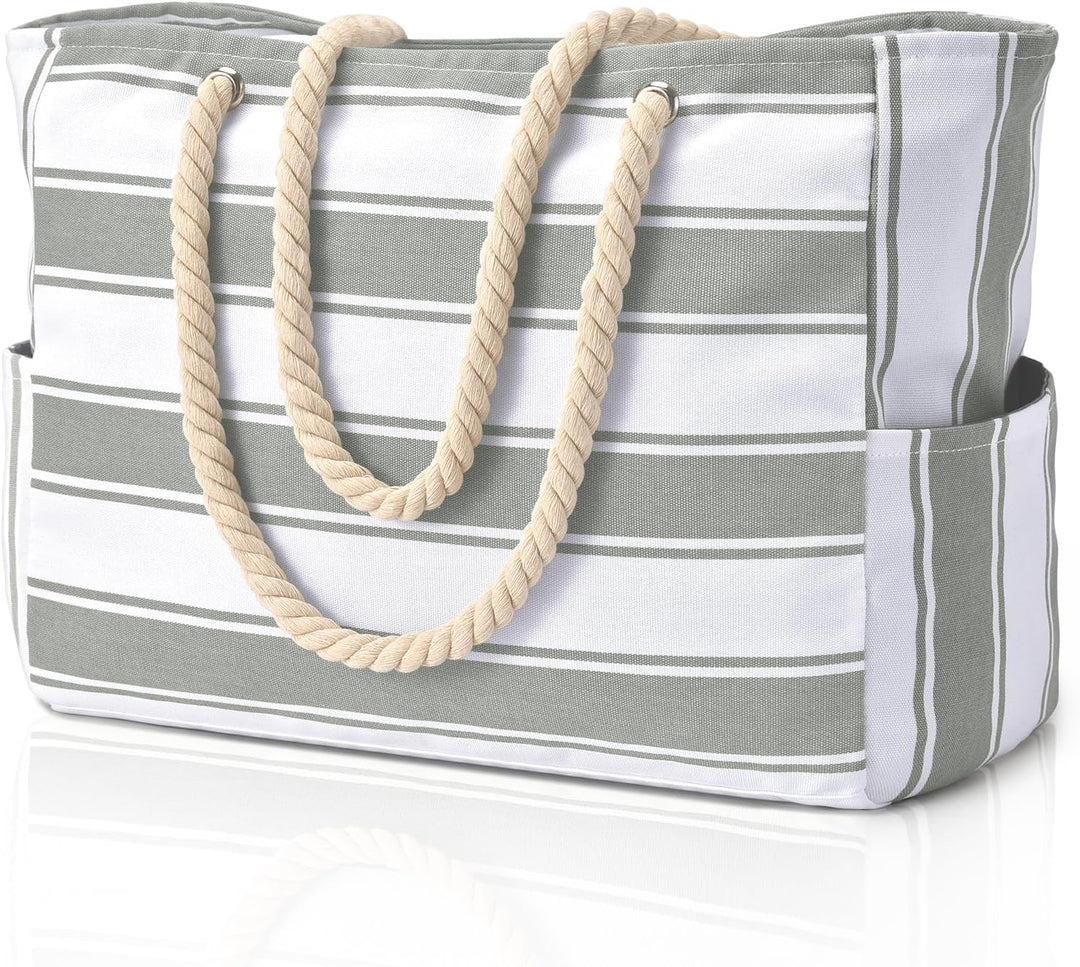 Praktische Reisetasche für Damen, übergroß, wasserdicht, sanddicht. Für Sommerausflüge.