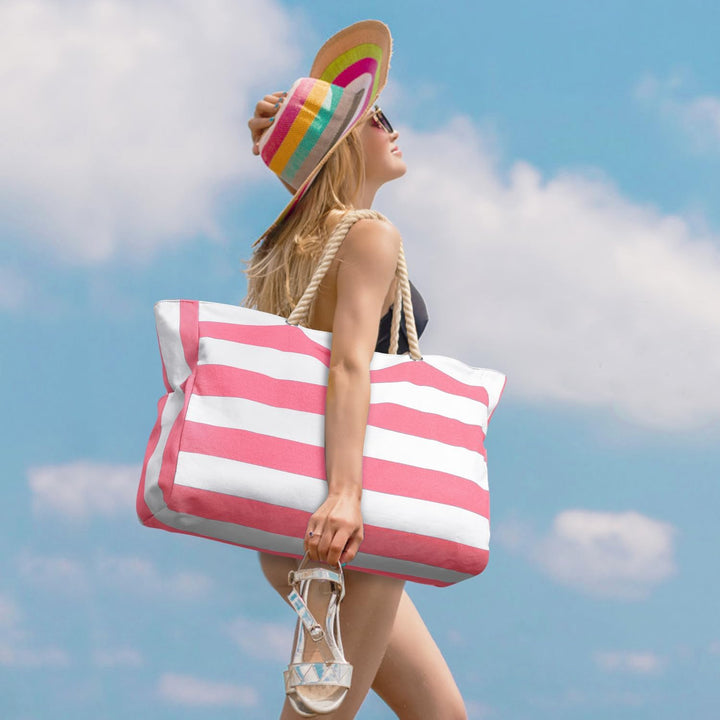 Damen Reisetasche wasserdicht, große Tote Bag mit sicherem Reißverschluss.