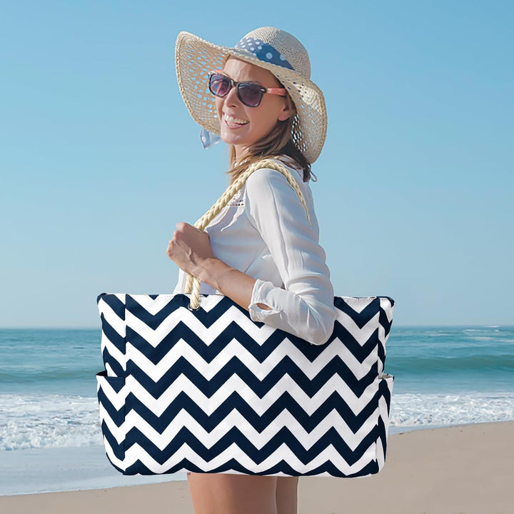 Alltagstaugliche, wasserdichte Damen Schultertasche mit großem Reißverschlussfach.