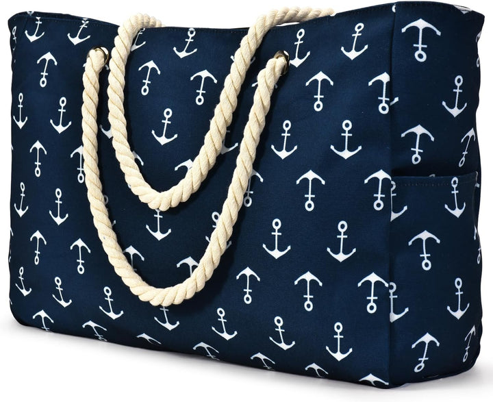 Damen Wasserdichte Tote Bag, groß, mit Reißverschluss für Alltag & Reisen.